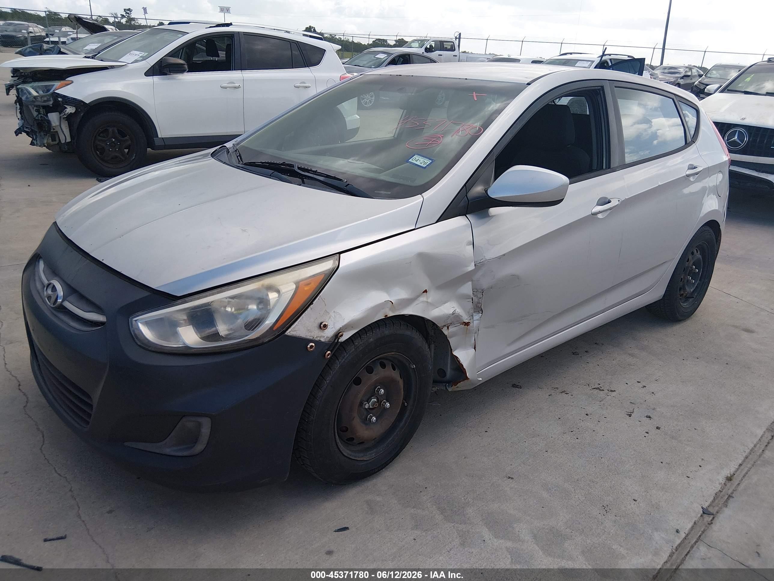 2016 Hyundai Accent Se Серебряный vin: KMHCT5AE8GU259863