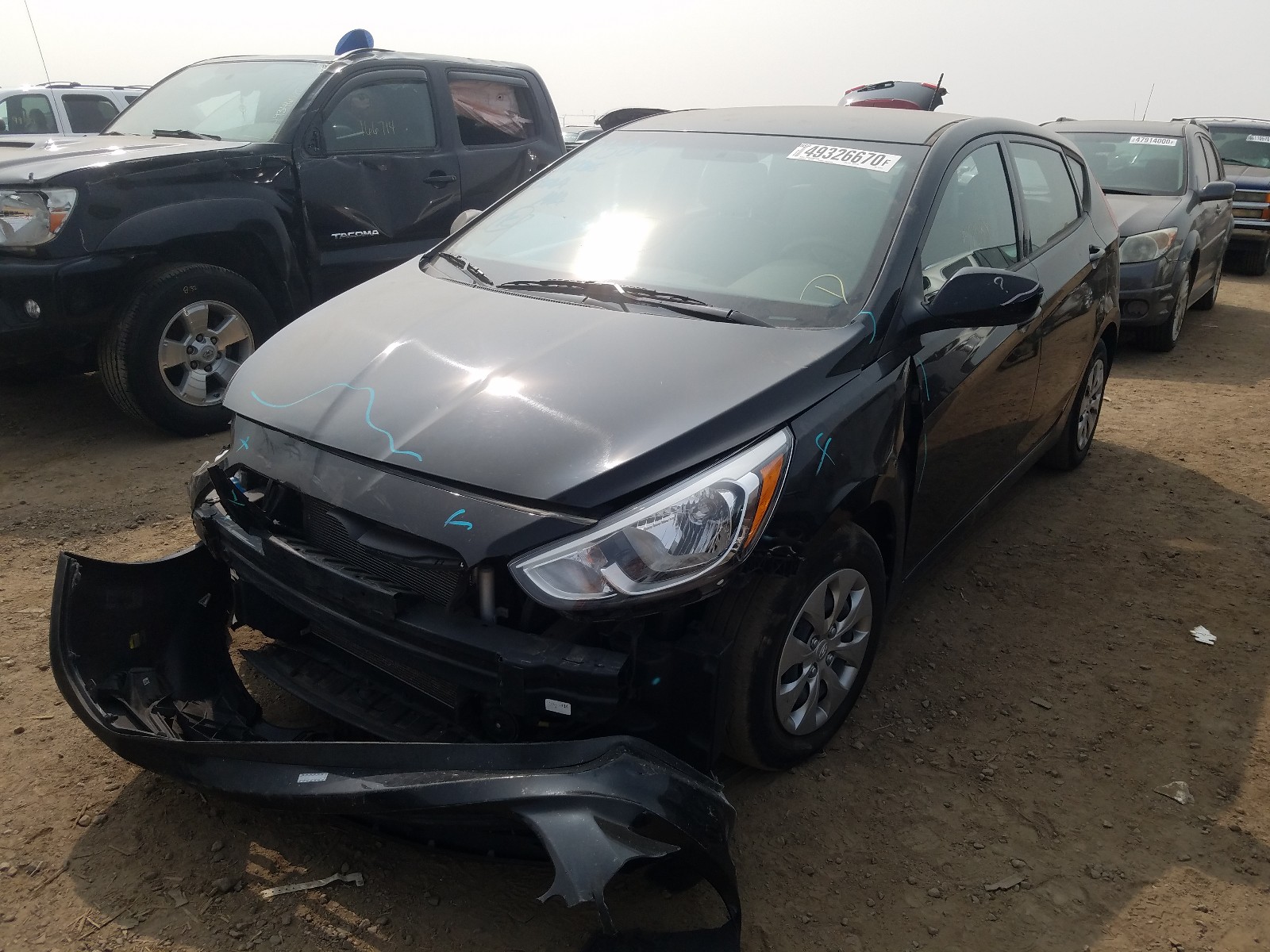 2017 Hyundai Accent Se Black vin: KMHCT5AE8HU334613