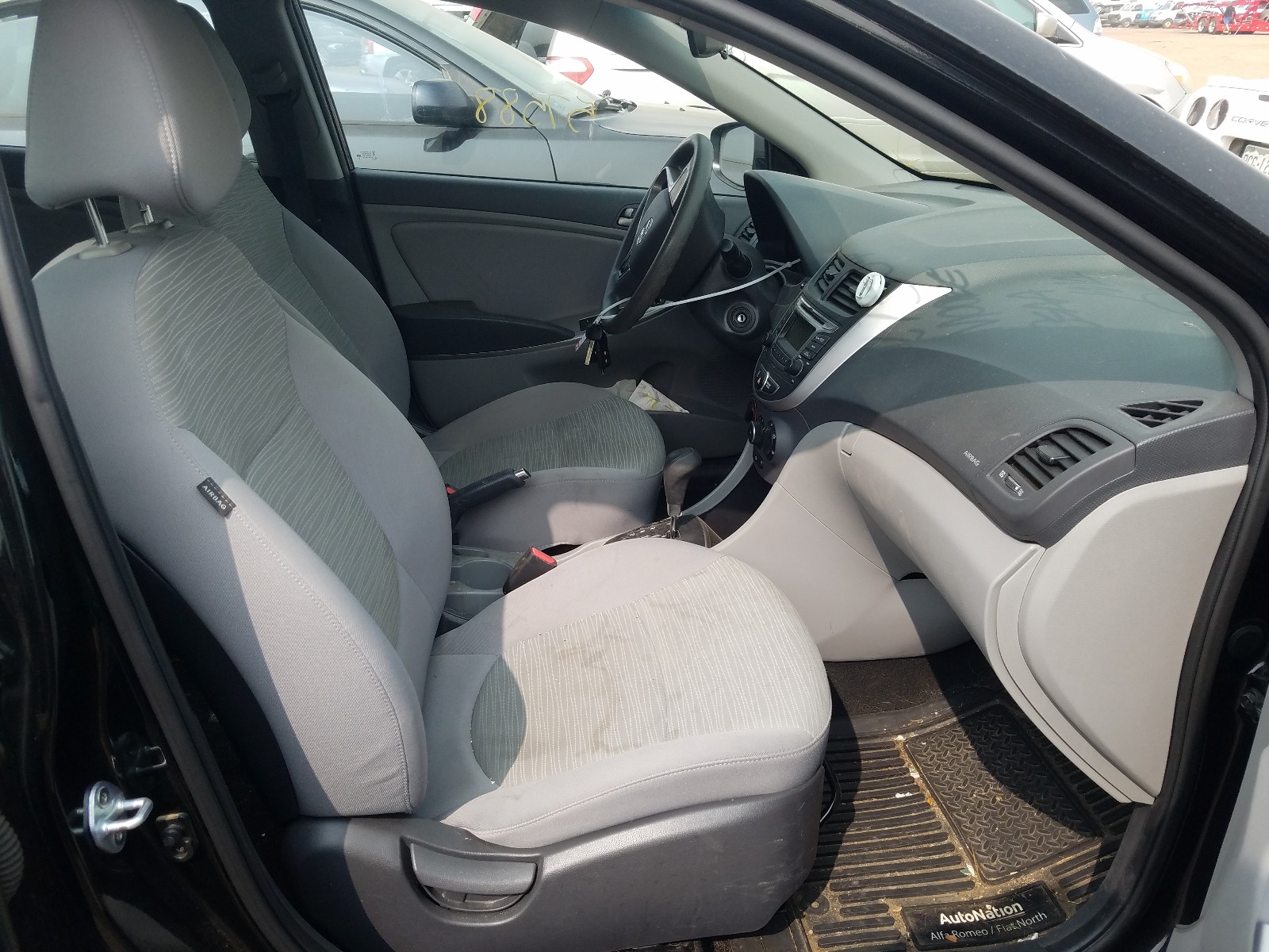 2017 Hyundai Accent Se Black vin: KMHCT5AE8HU334613