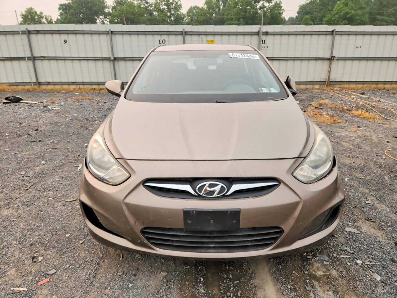 2012 Hyundai Accent Gs Бежевый vin: KMHCT5AE9CU034197
