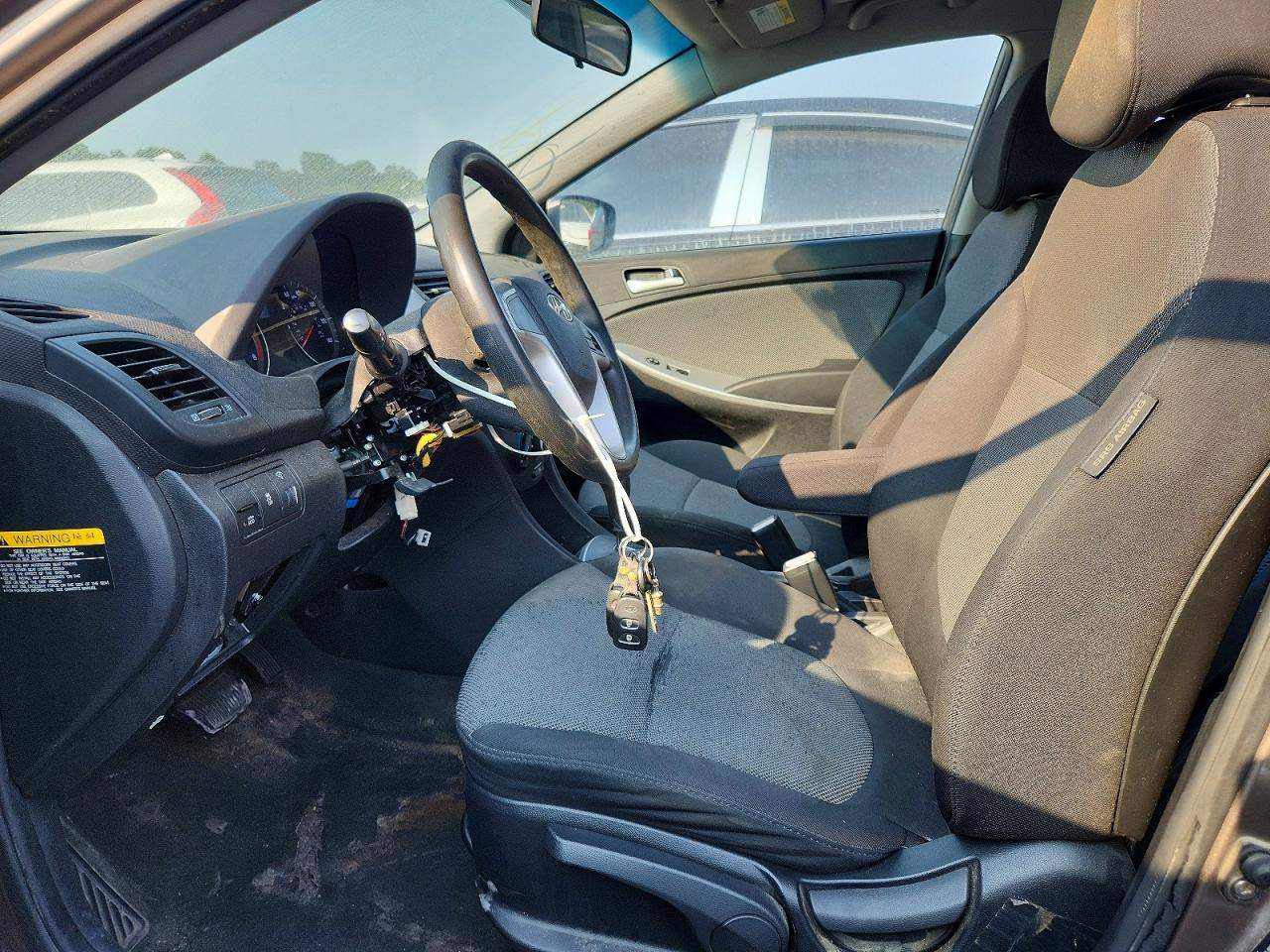 2012 Hyundai Accent Gs Бежевый vin: KMHCT5AE9CU034197