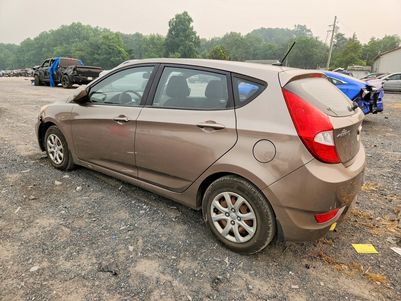 2012 Hyundai Accent Gs Бежевый vin: KMHCT5AE9CU034197