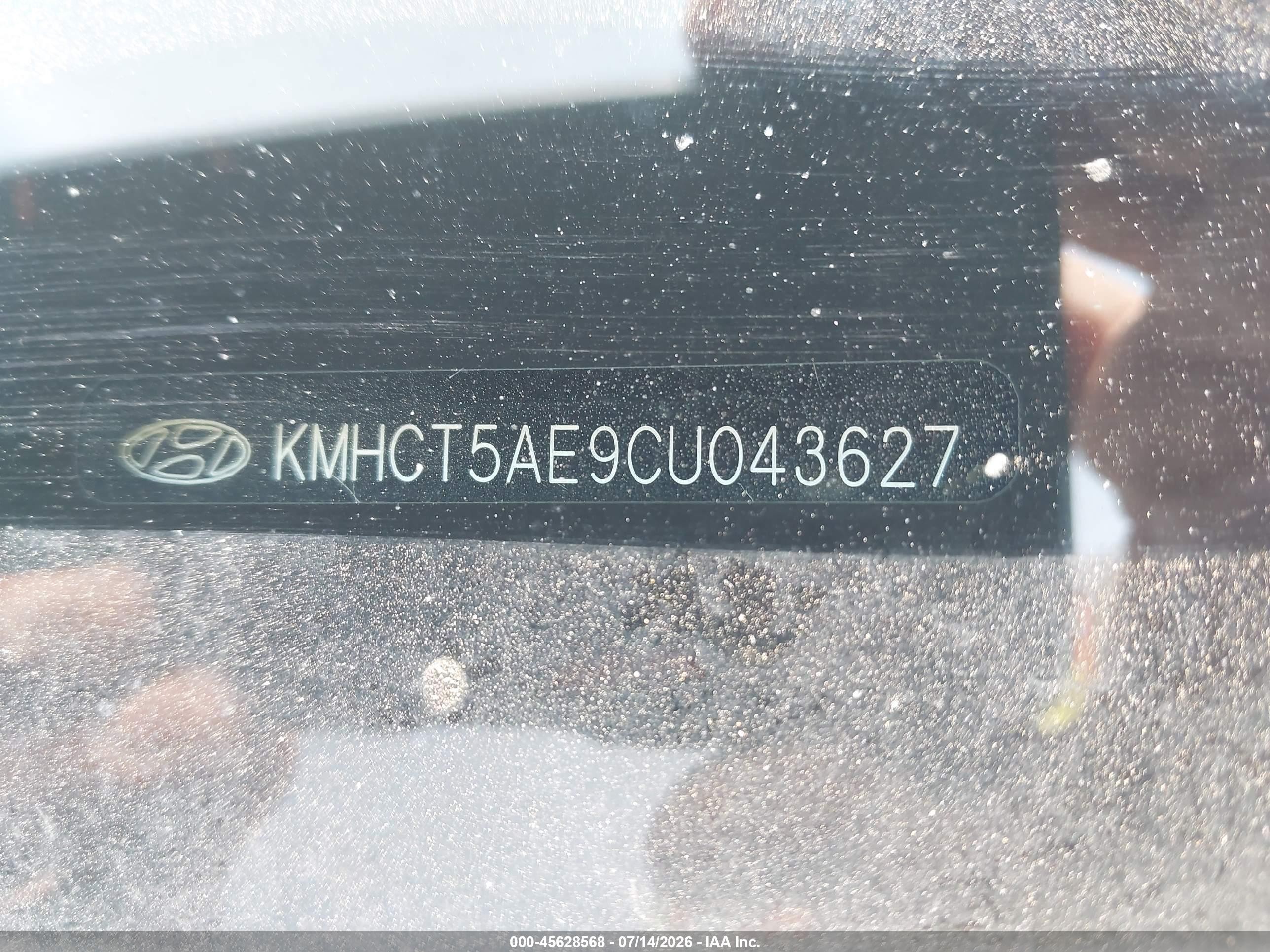 2012 Hyundai Accent Gs Silver vin: KMHCT5AE9CU043627