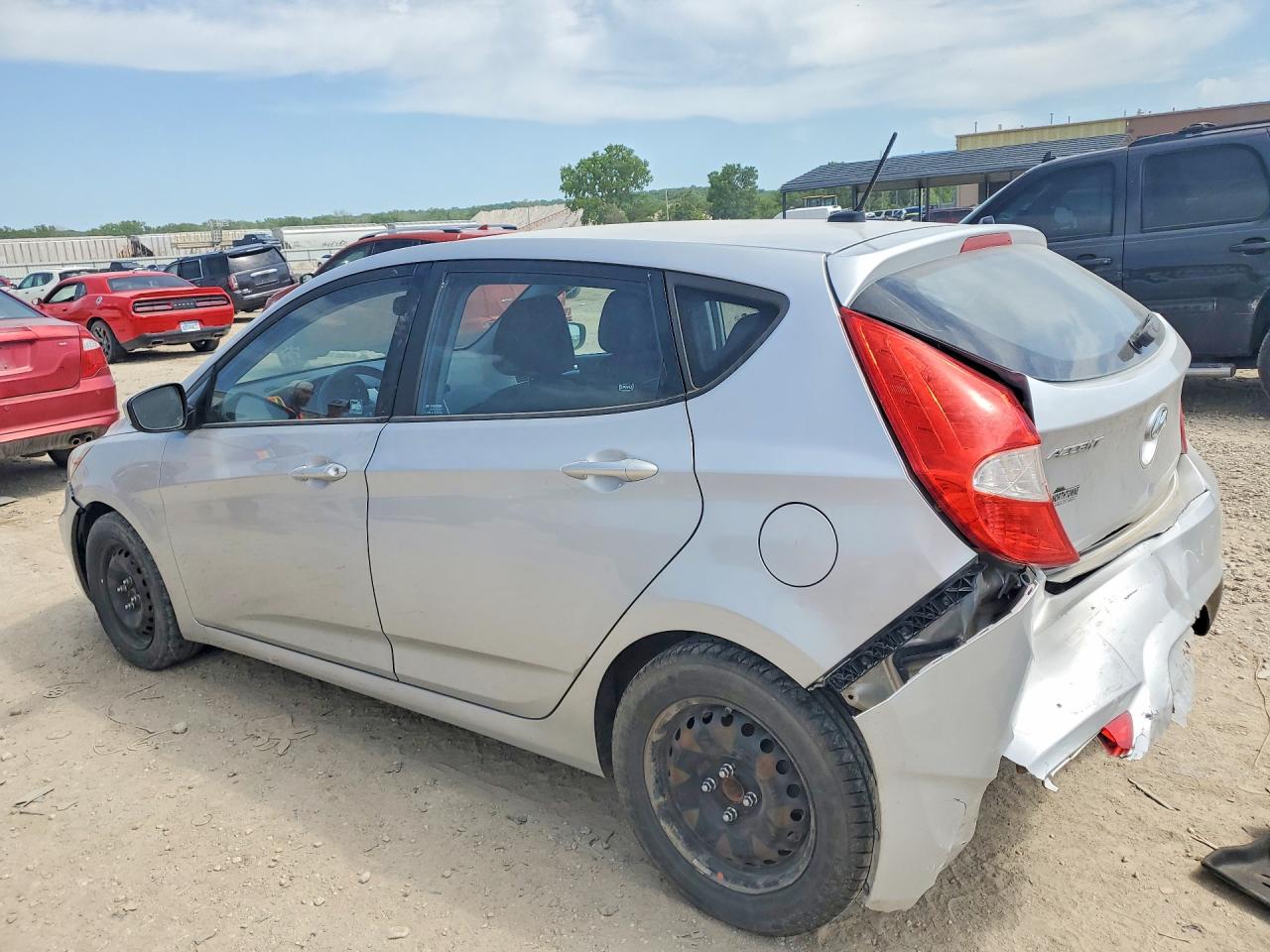 2012 Hyundai Accent Silver vin: KMHCT5AE9CU045488