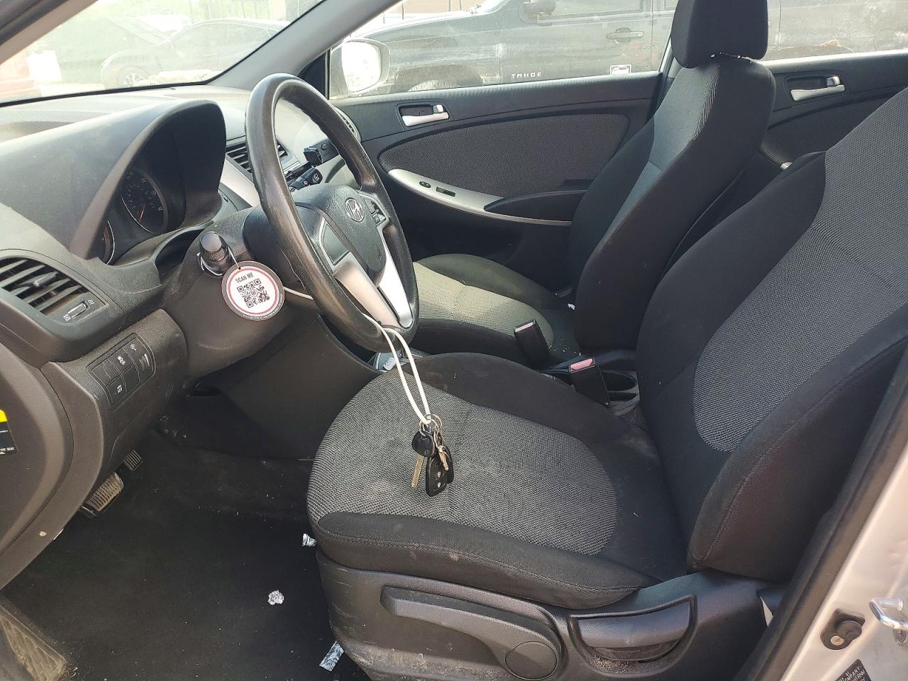 2012 Hyundai Accent Silver vin: KMHCT5AE9CU045488