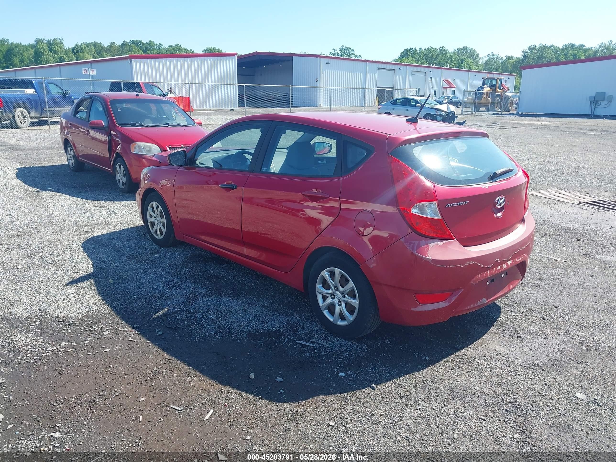 2013 Hyundai Accent Gs Red vin: KMHCT5AE9DU081764