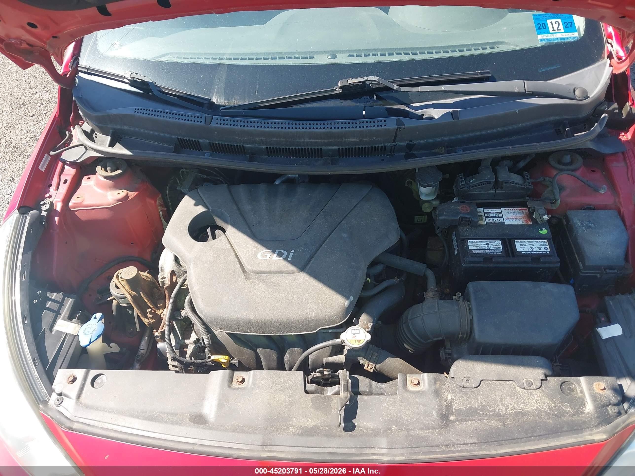 2013 Hyundai Accent Gs Red vin: KMHCT5AE9DU081764