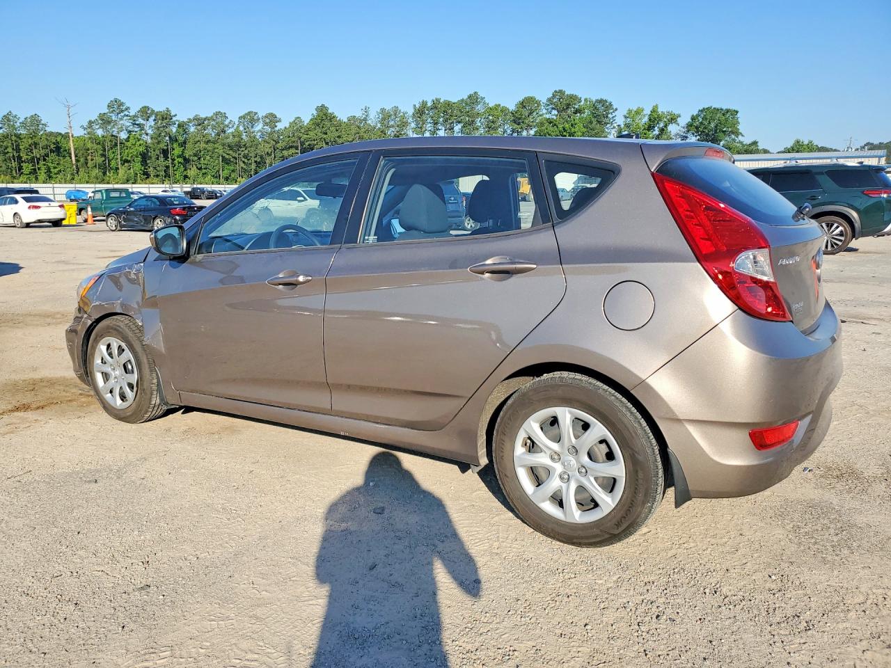 2013 Hyundai Accent Gs Gray vin: KMHCT5AE9DU084504