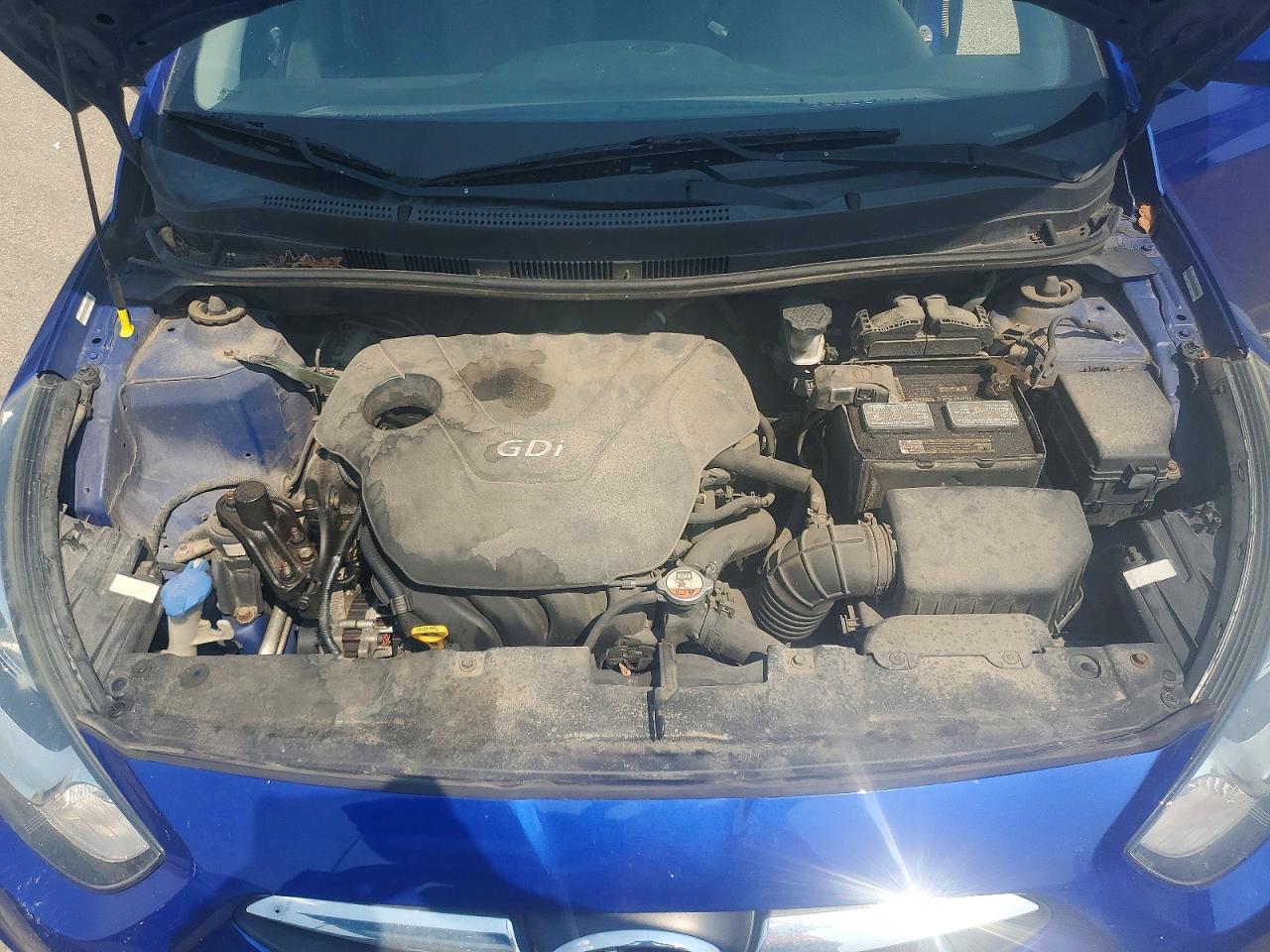 2013 Hyundai Accent Gs Blue vin: KMHCT5AE9DU092926