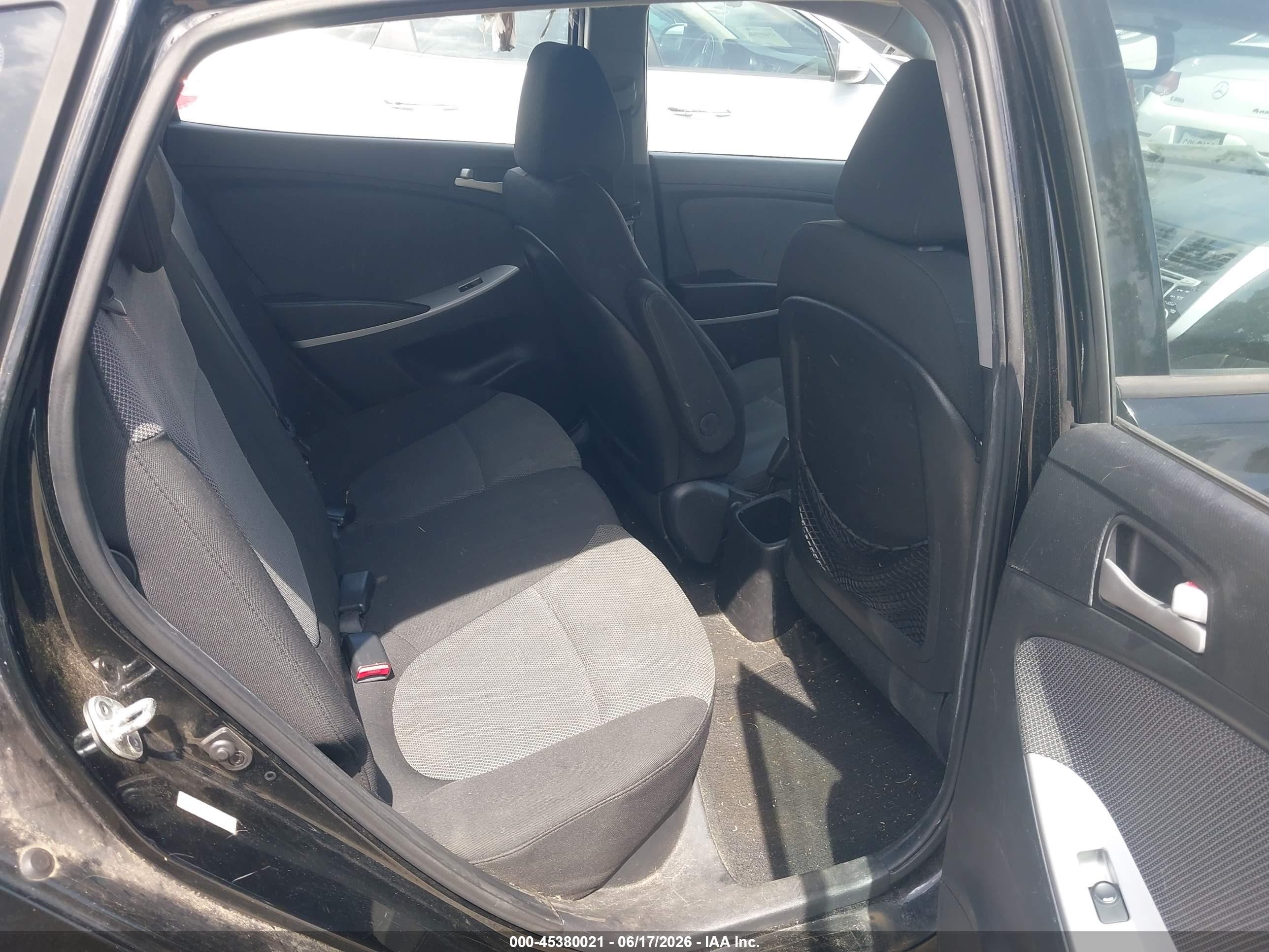 2013 Hyundai Accent Gs Black vin: KMHCT5AE9DU094112