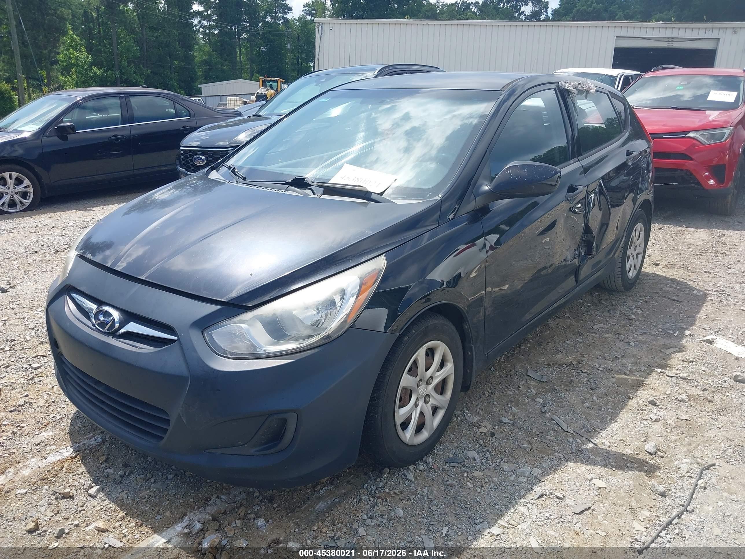 2013 Hyundai Accent Gs Black vin: KMHCT5AE9DU094112