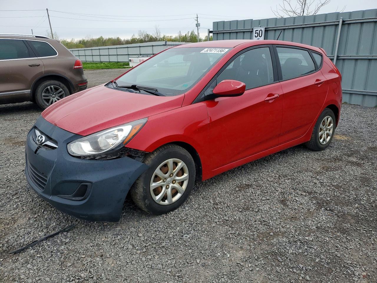 2013 Hyundai Accent Gs Red vin: KMHCT5AE9DU123169