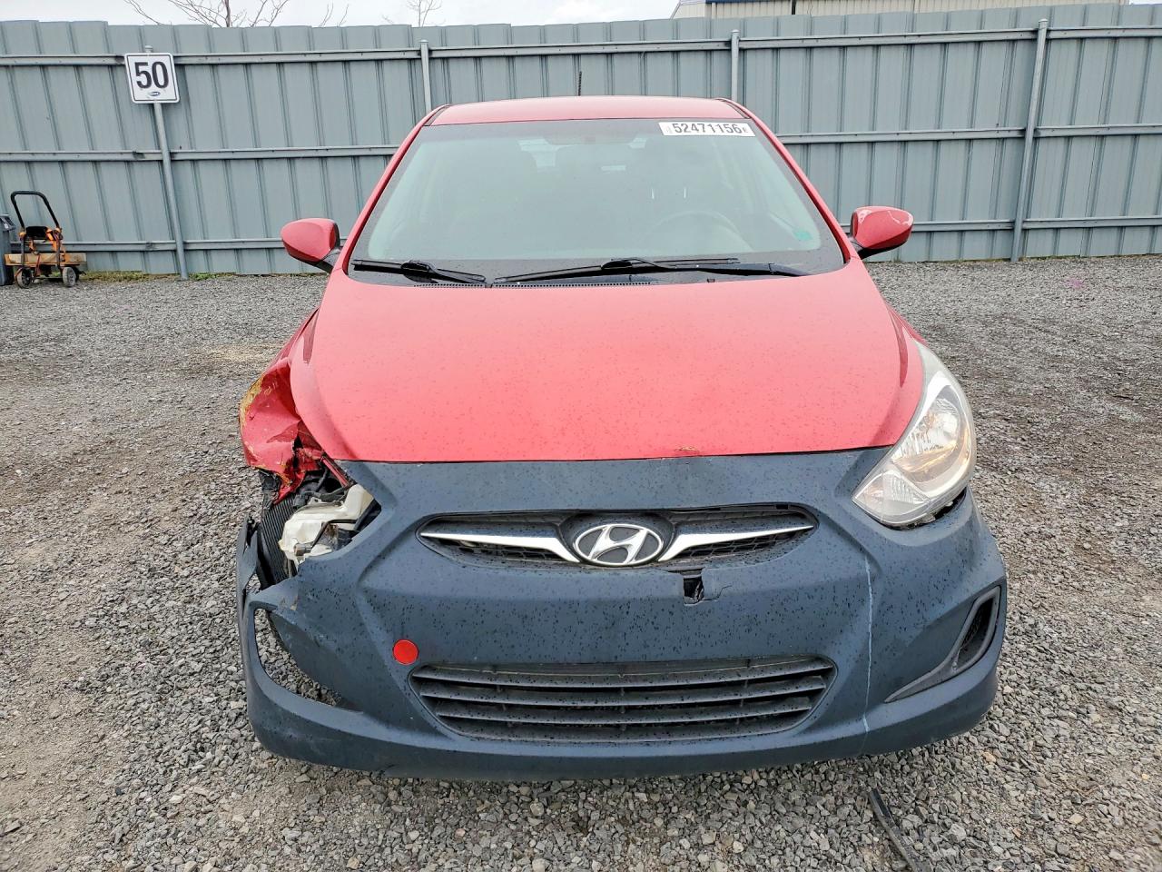 2013 Hyundai Accent Gs Red vin: KMHCT5AE9DU123169