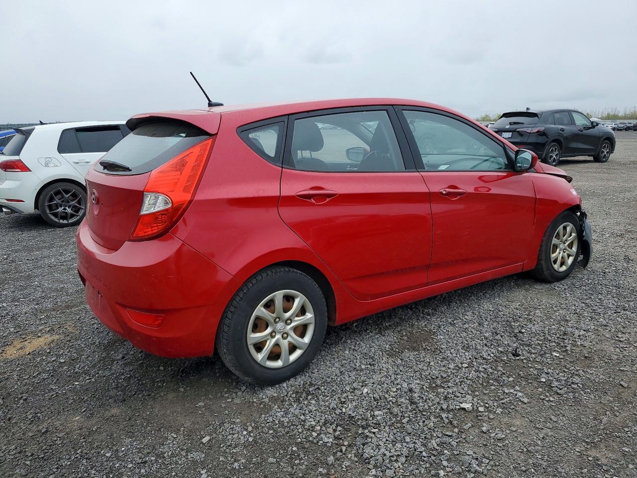 2013 Hyundai Accent Gs Red vin: KMHCT5AE9DU123169