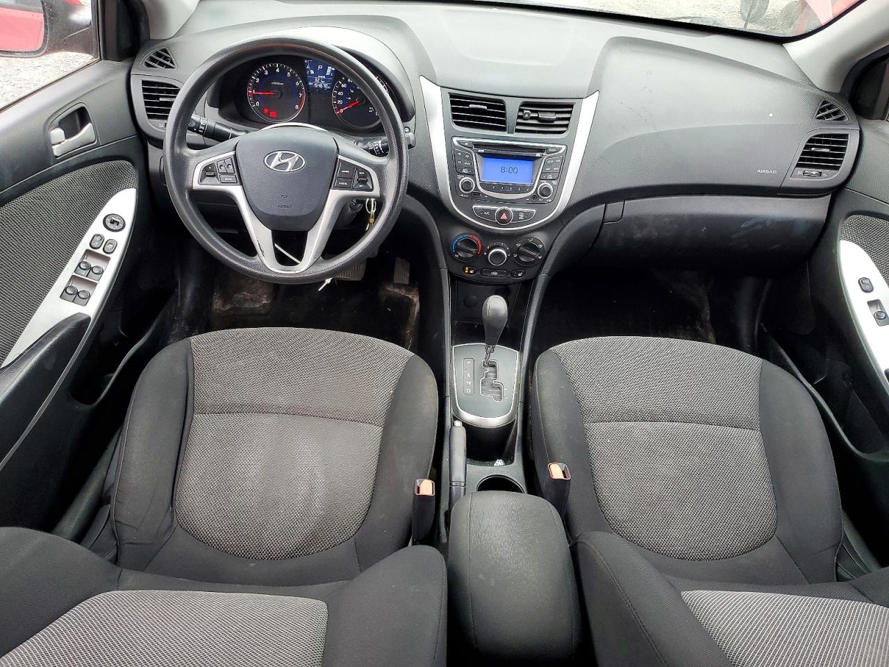 2013 Hyundai Accent Gs Red vin: KMHCT5AE9DU123169