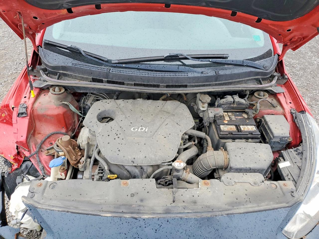 2013 Hyundai Accent Gs Red vin: KMHCT5AE9DU123169