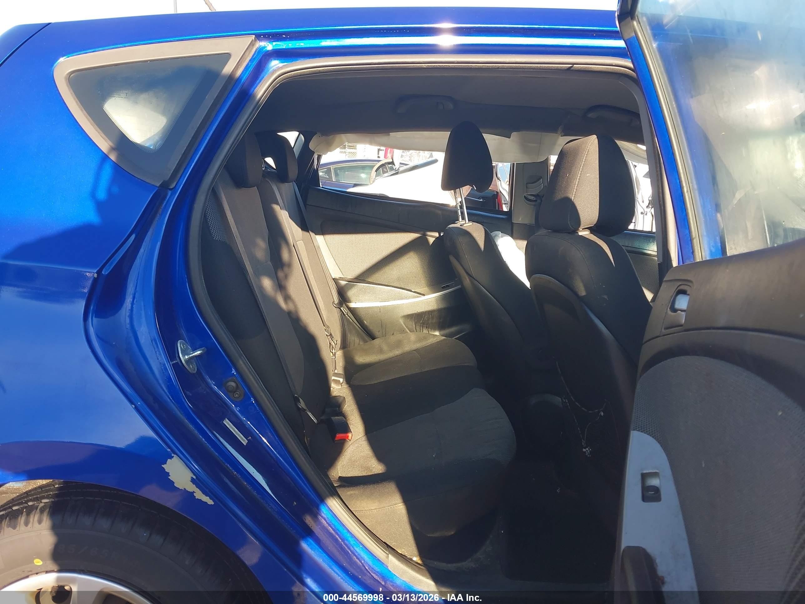 2013 Hyundai Accent Gs Синий vin: KMHCT5AE9DU127500