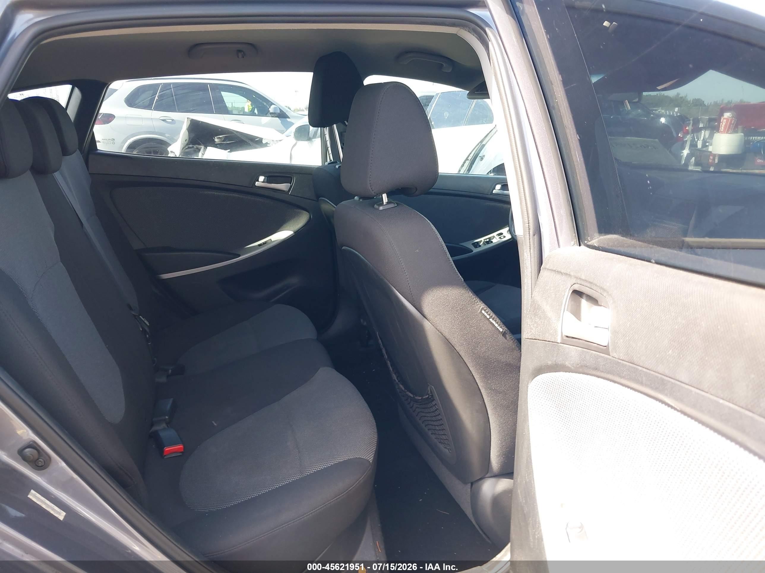 2013 Hyundai Accent Gs Gray vin: KMHCT5AE9DU129103