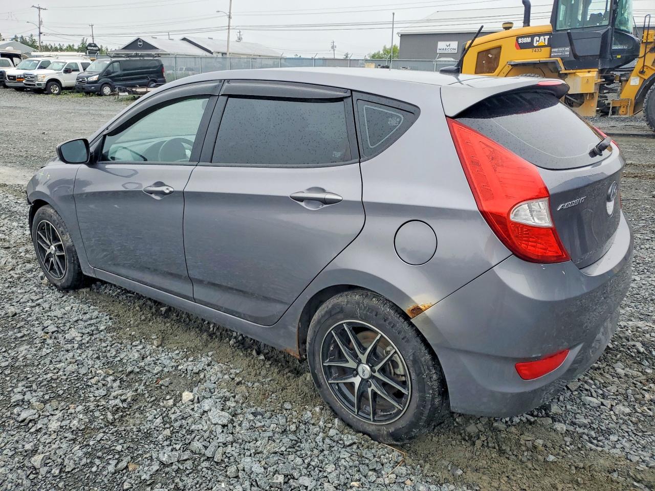 2014 Hyundai Accent Gs Gray vin: KMHCT5AE9EU145027