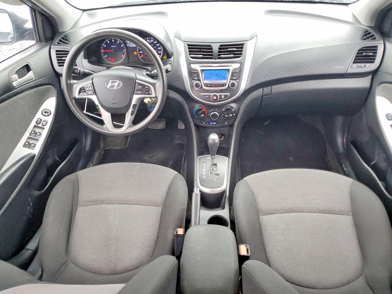 2014 Hyundai Accent Gs Gray vin: KMHCT5AE9EU145027