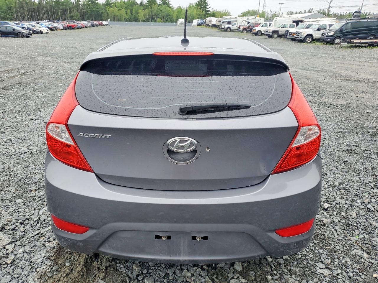2014 Hyundai Accent Gs Gray vin: KMHCT5AE9EU145027