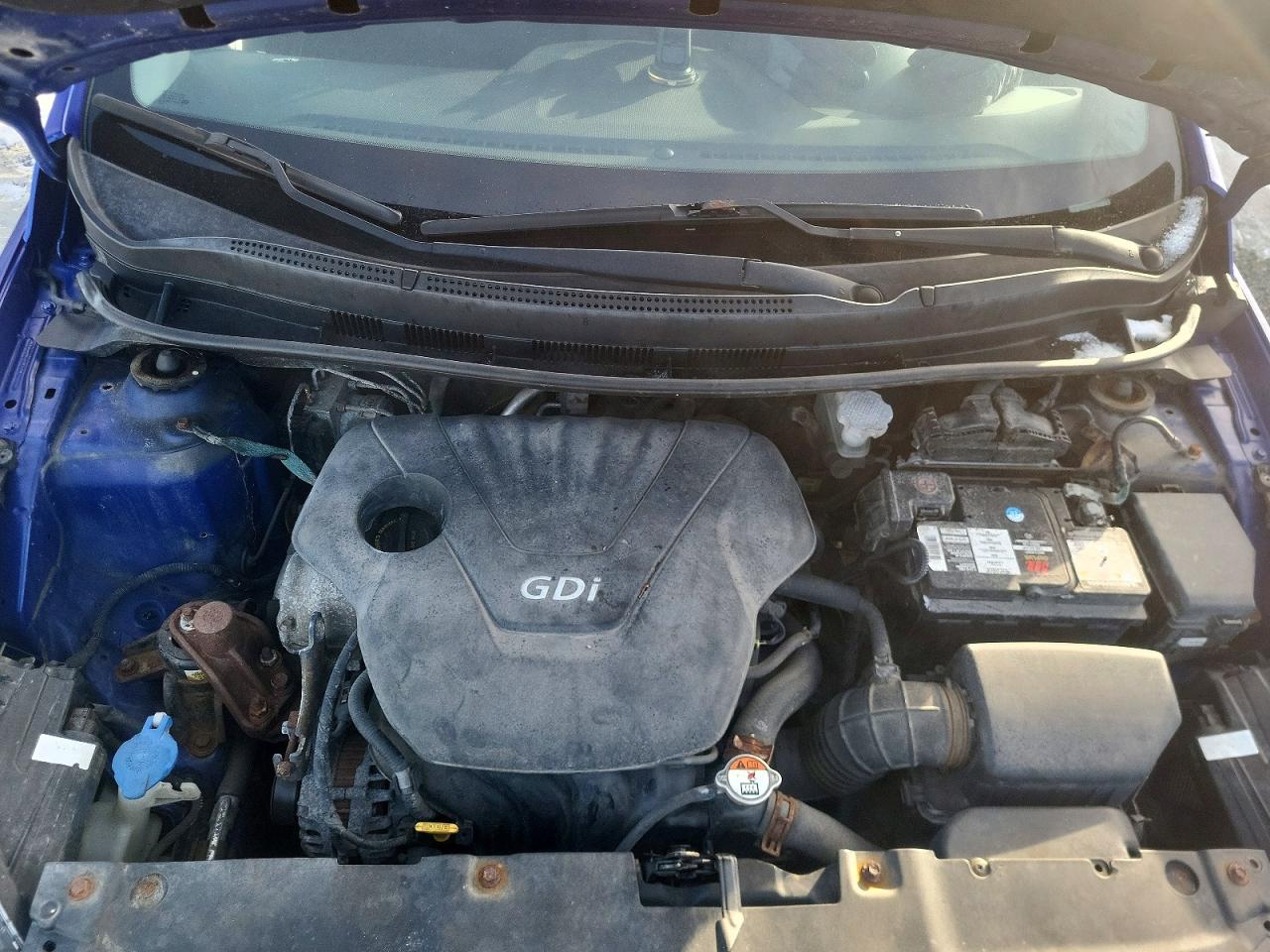 2014 Hyundai Accent Gls Blue vin: KMHCT5AE9EU184992