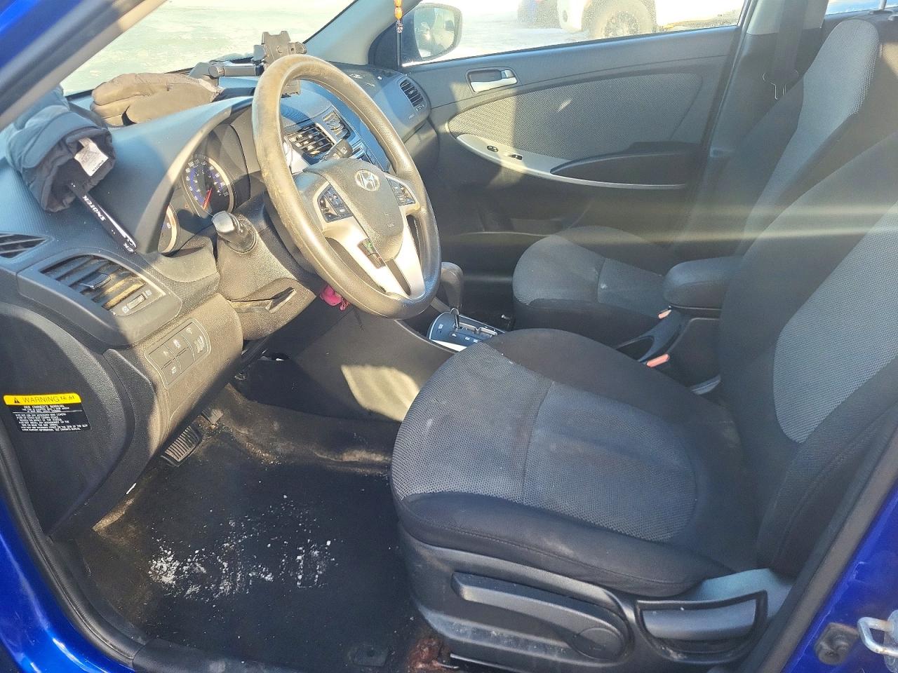 2014 Hyundai Accent Gls Blue vin: KMHCT5AE9EU184992