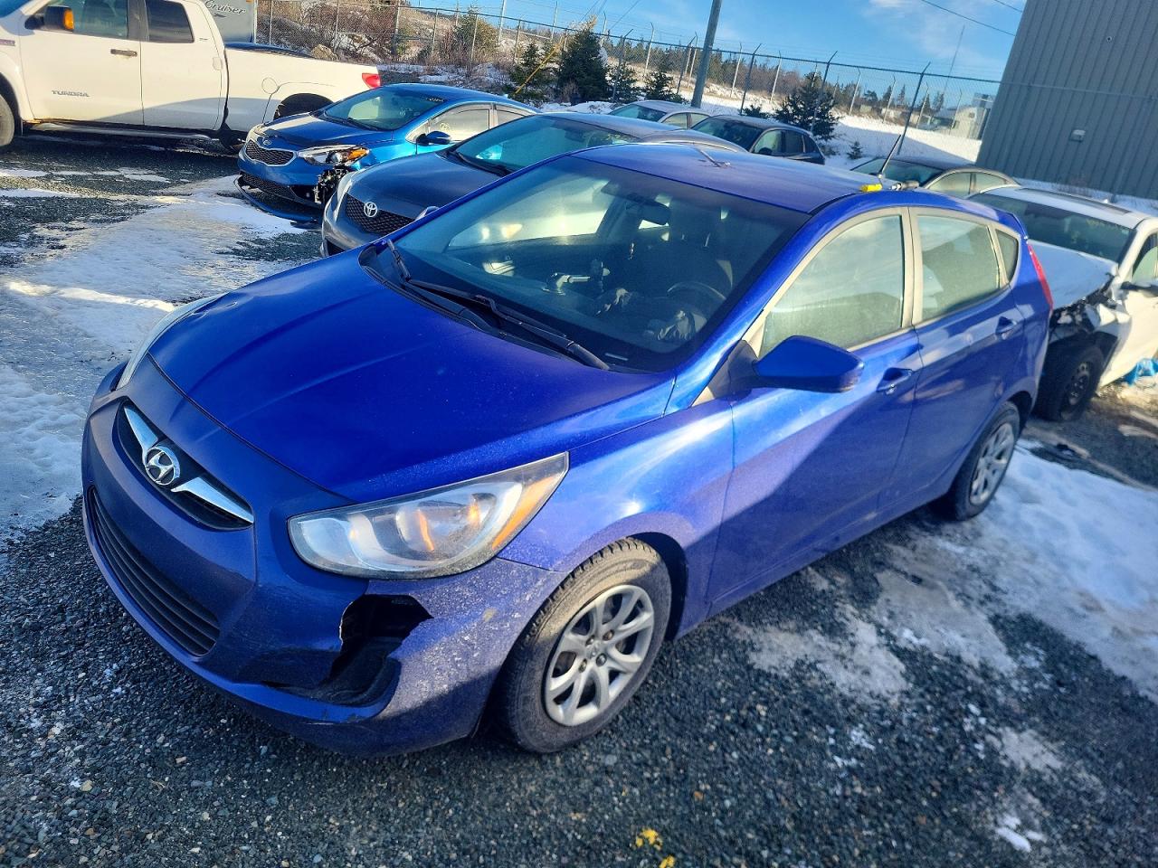 2014 Hyundai Accent Gls Blue vin: KMHCT5AE9EU184992