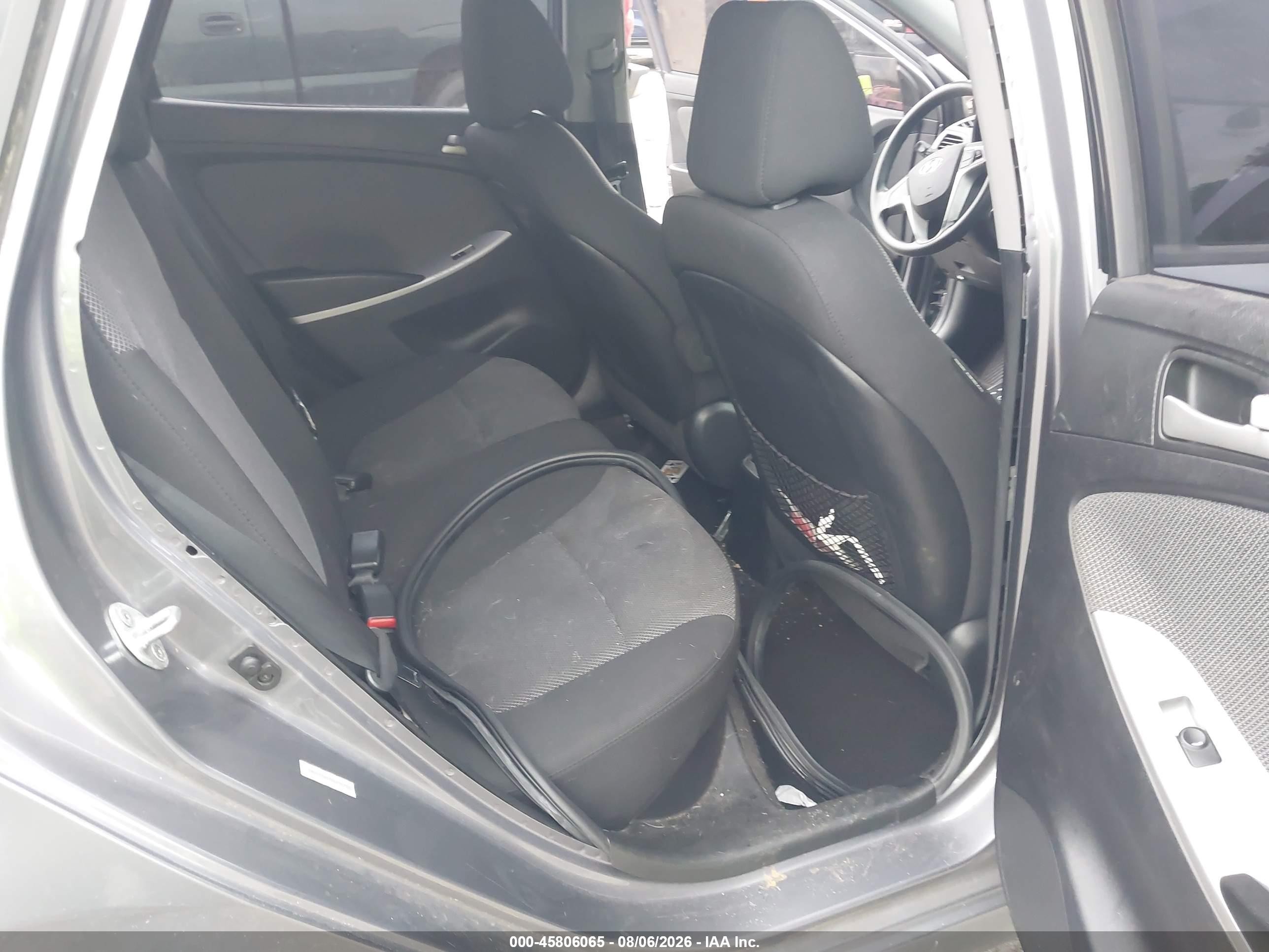 2014 Hyundai Accent Gs Серый vin: KMHCT5AE9EU194132