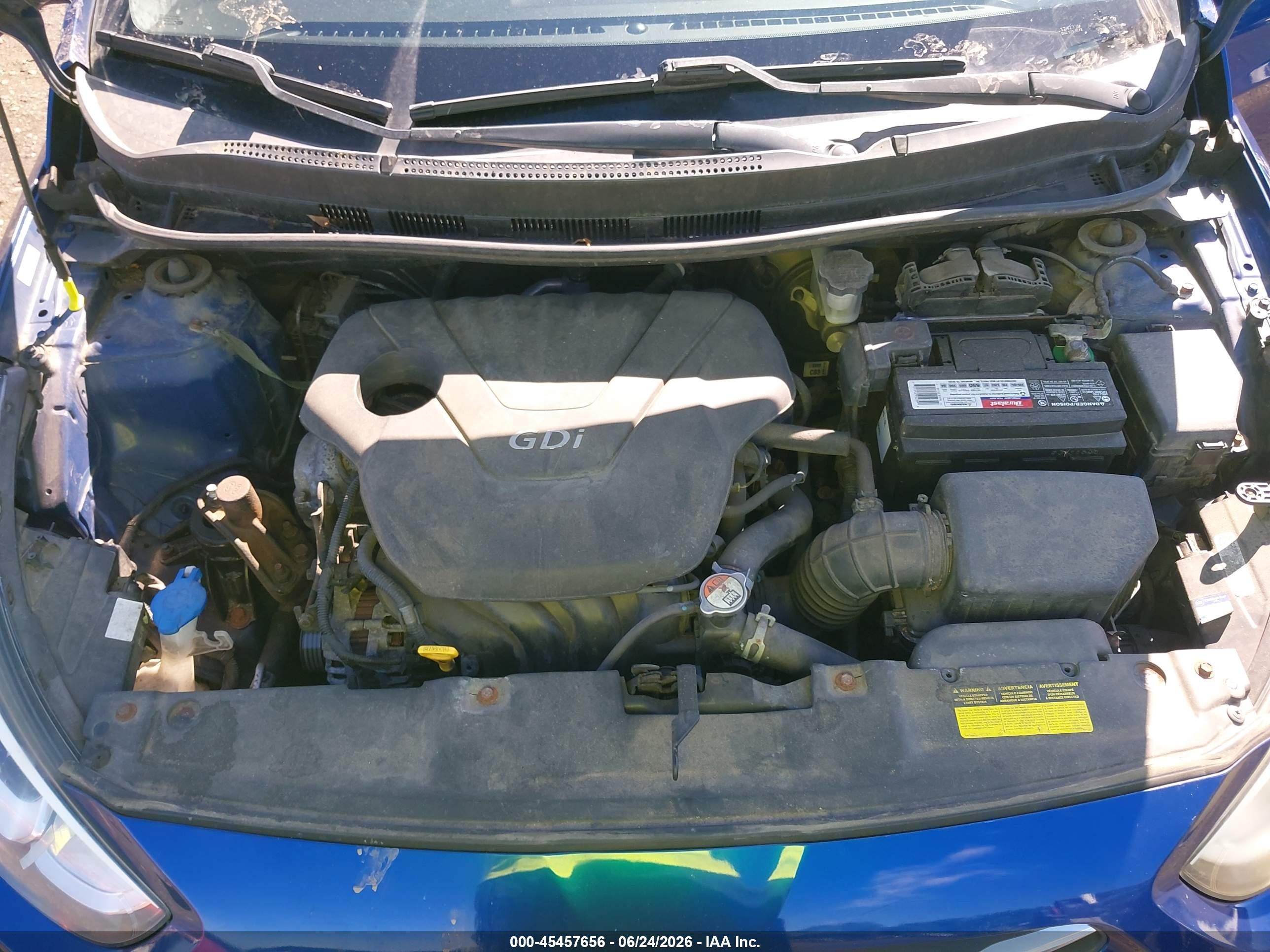 2015 Hyundai Accent Gs Blue vin: KMHCT5AE9FU213697