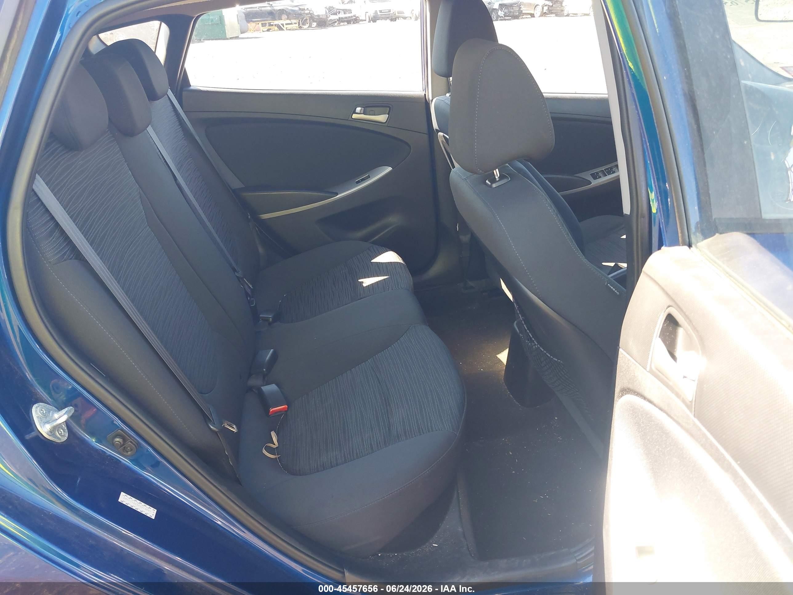 2015 Hyundai Accent Gs Blue vin: KMHCT5AE9FU213697