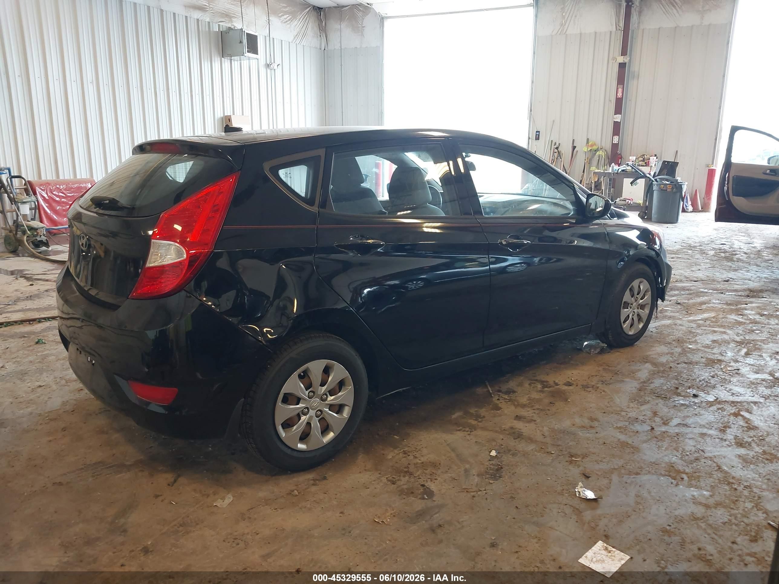 2015 Hyundai Accent Gs Black vin: KMHCT5AE9FU220438