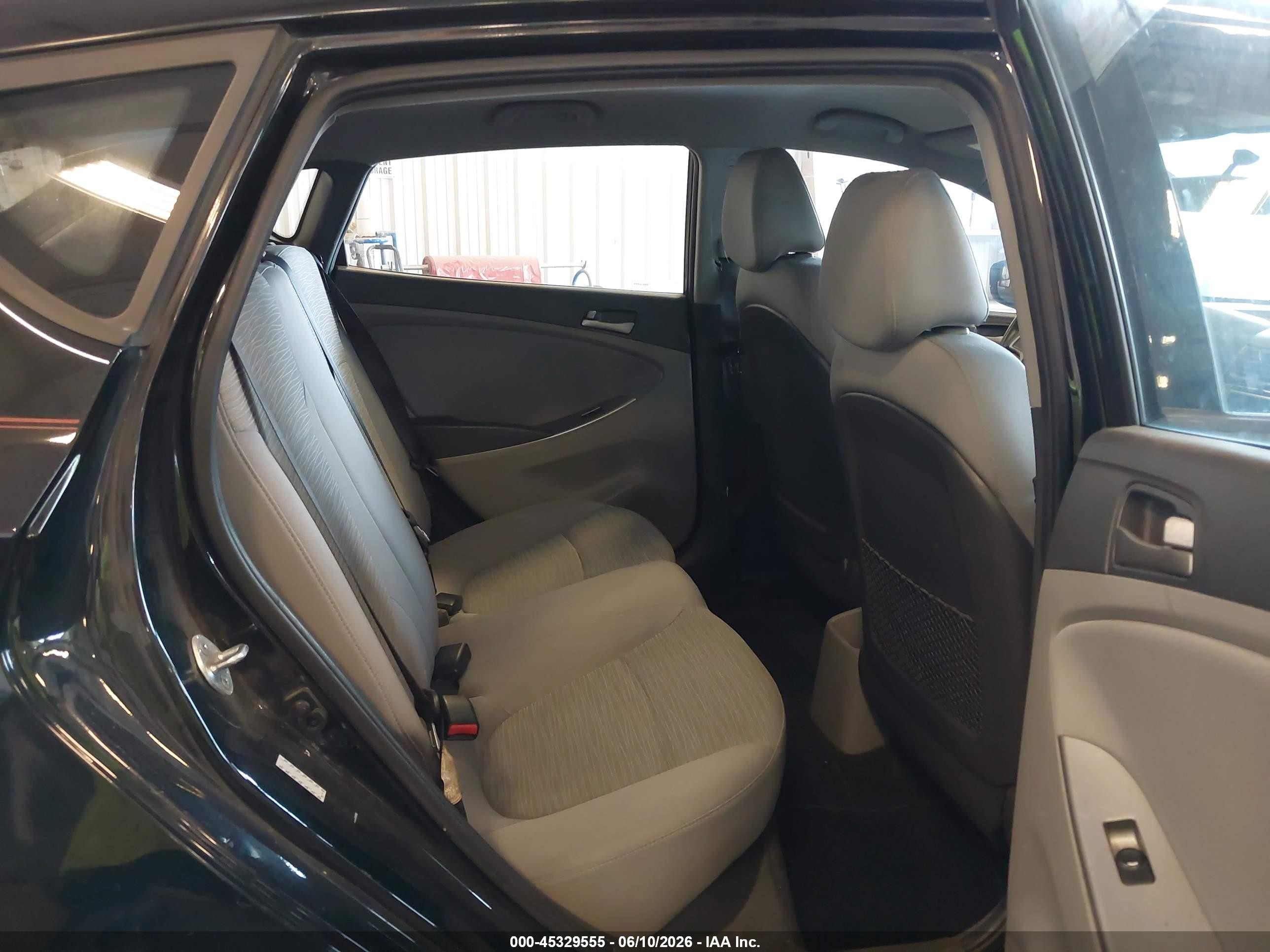 2015 Hyundai Accent Gs Black vin: KMHCT5AE9FU220438