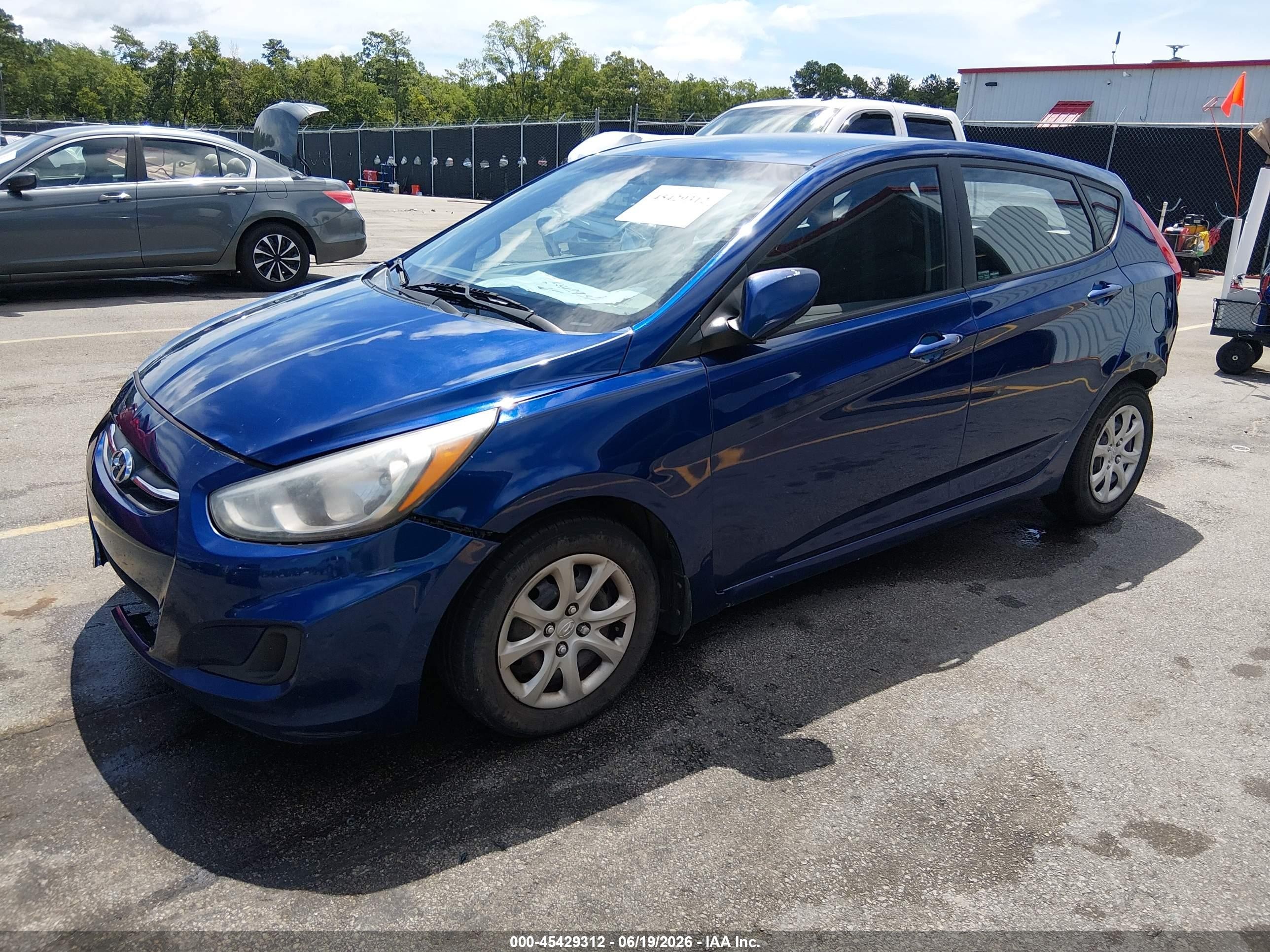 2015 Hyundai Accent Gs Синий vin: KMHCT5AE9FU222691