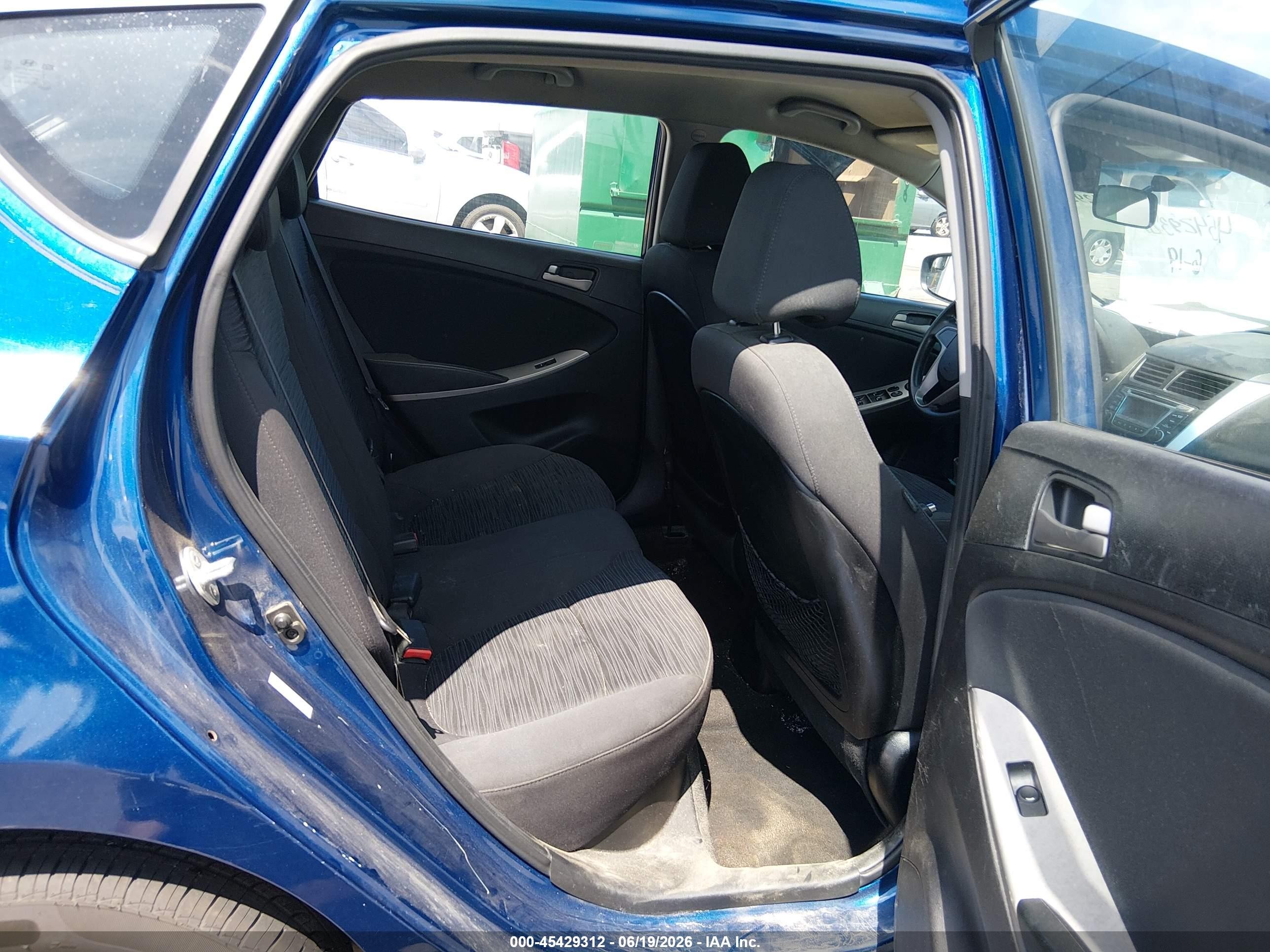 2015 Hyundai Accent Gs Синий vin: KMHCT5AE9FU222691