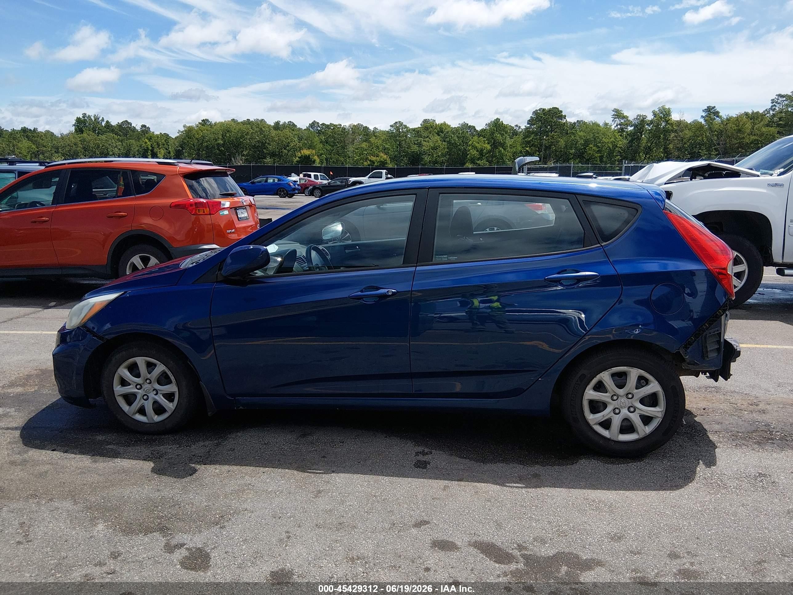 2015 Hyundai Accent Gs Синий vin: KMHCT5AE9FU222691