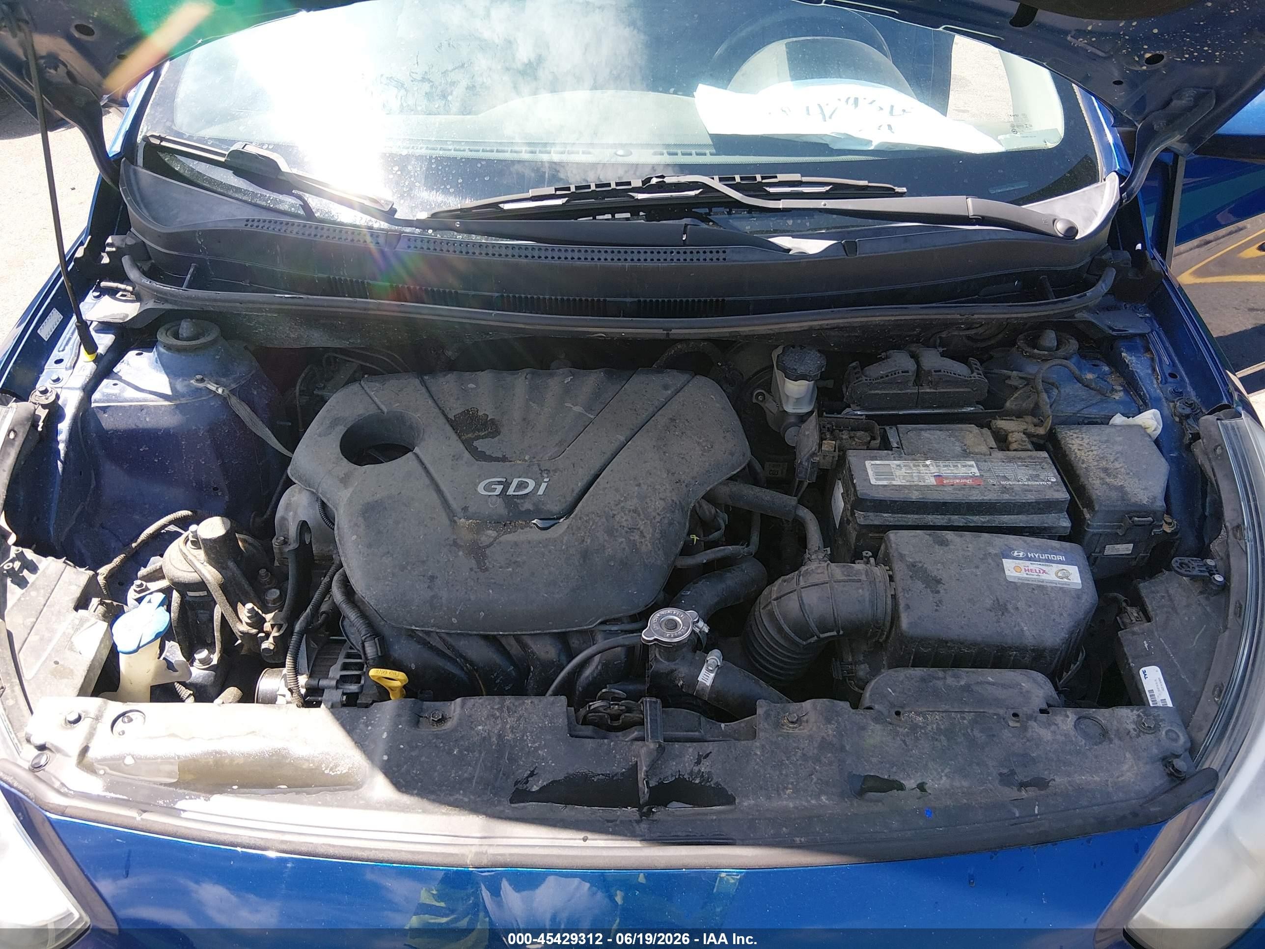 2015 Hyundai Accent Gs Синий vin: KMHCT5AE9FU222691