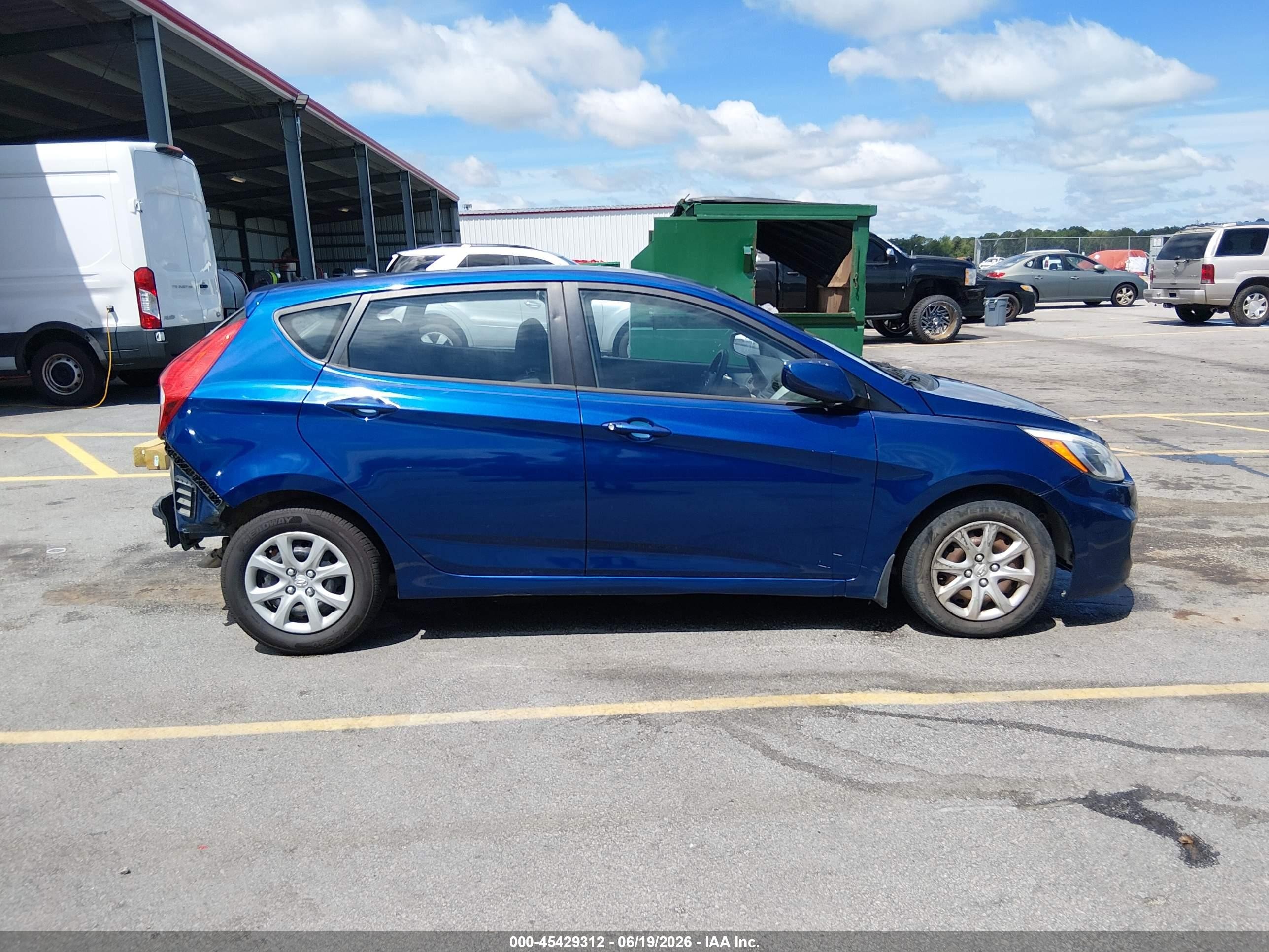 2015 Hyundai Accent Gs Синий vin: KMHCT5AE9FU222691