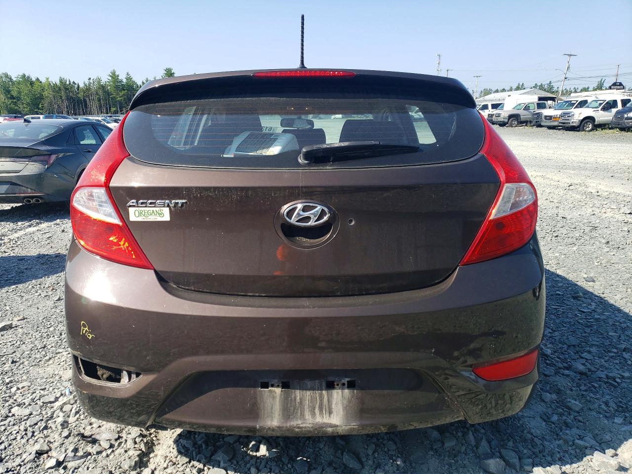 2015 Hyundai Accent Gs Brown vin: KMHCT5AE9FU223498