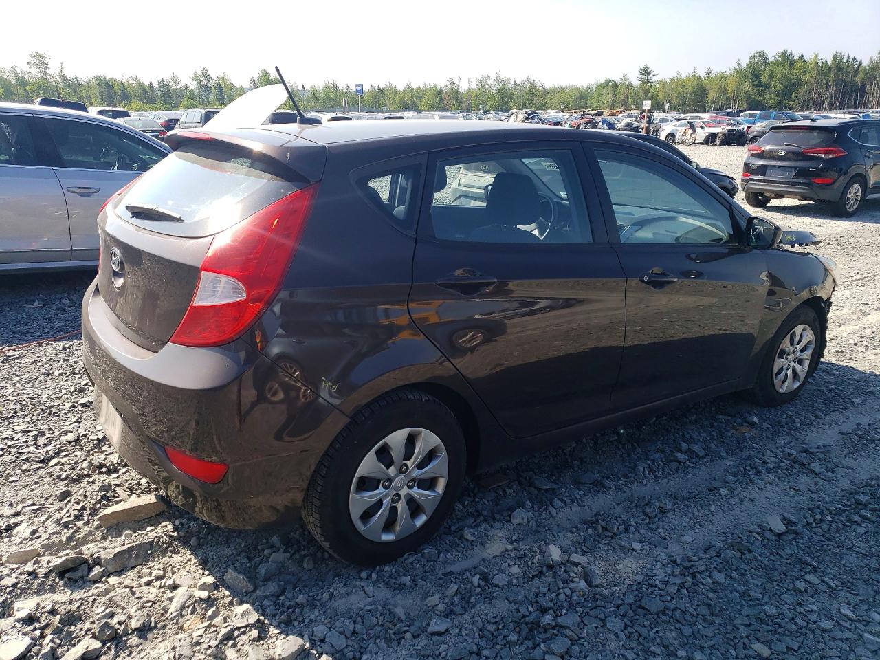 2015 Hyundai Accent Gs Brown vin: KMHCT5AE9FU223498