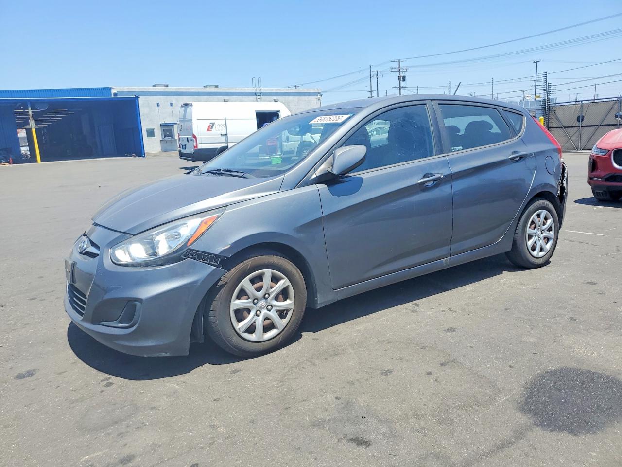 2012 Hyundai Accent Gs Gray vin: KMHCT5AEXCU015013