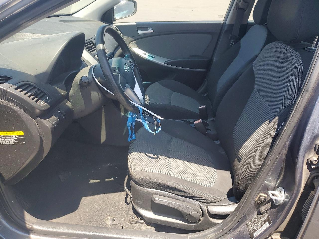 2012 Hyundai Accent Gs Gray vin: KMHCT5AEXCU015013