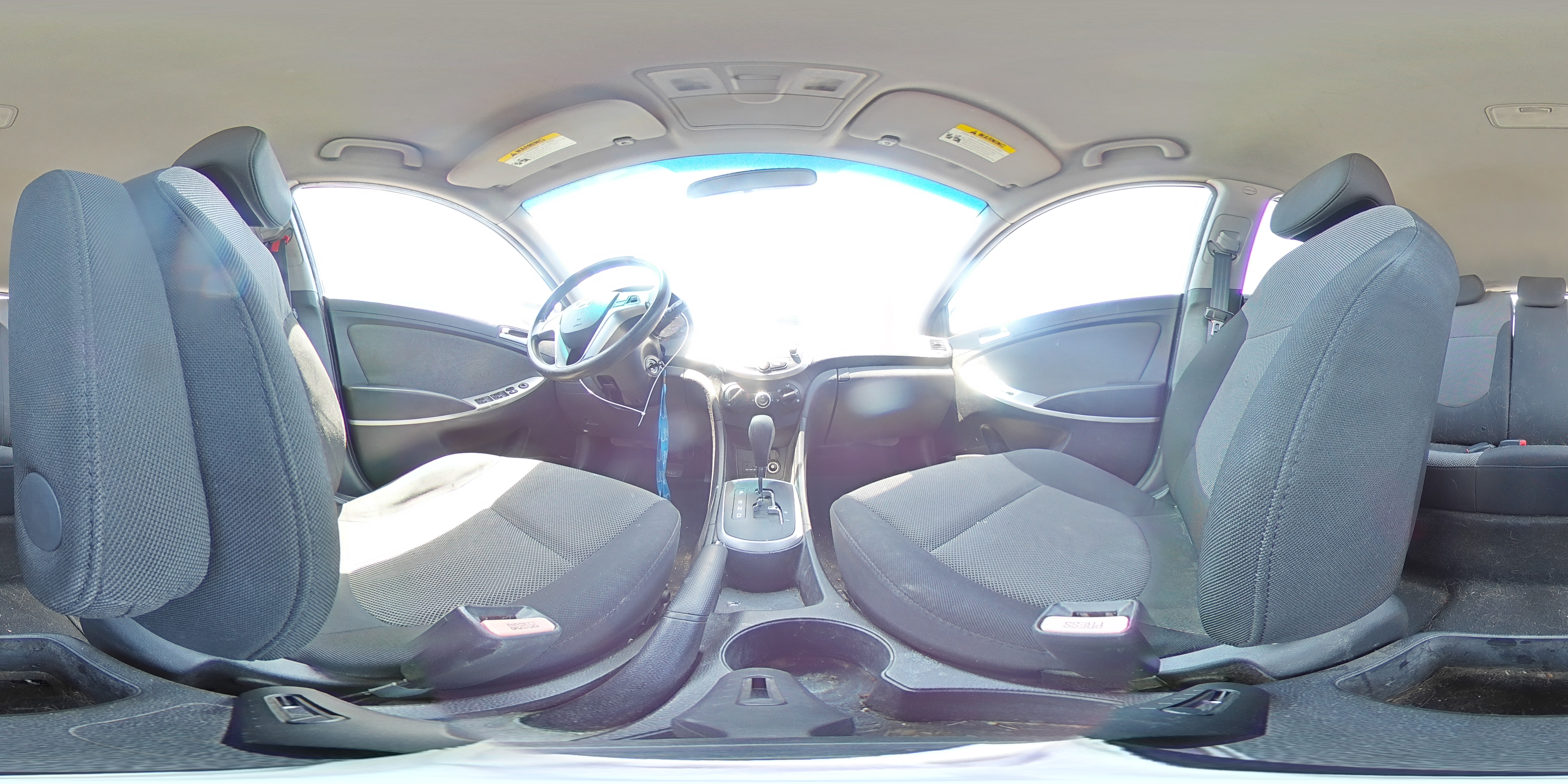 2012 Hyundai Accent Gs Gray vin: KMHCT5AEXCU015013
