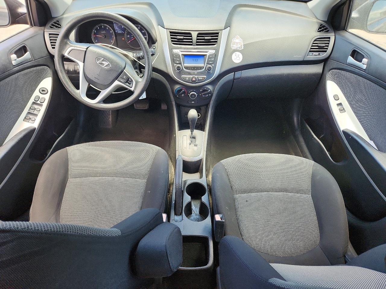 2012 Hyundai Accent Gs Black vin: KMHCT5AEXCU017540