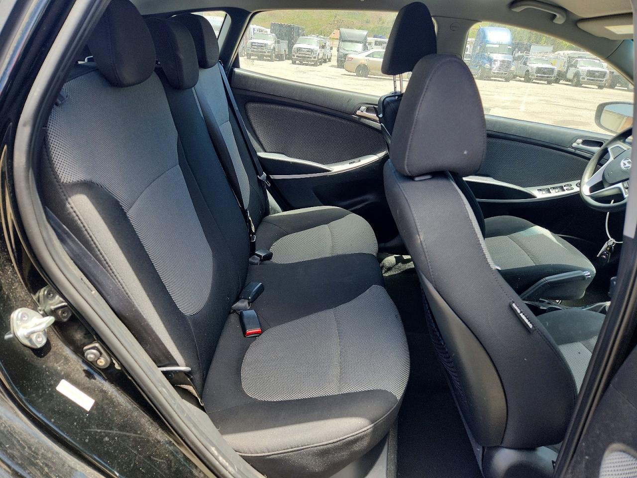 2012 Hyundai Accent Gs Black vin: KMHCT5AEXCU017540