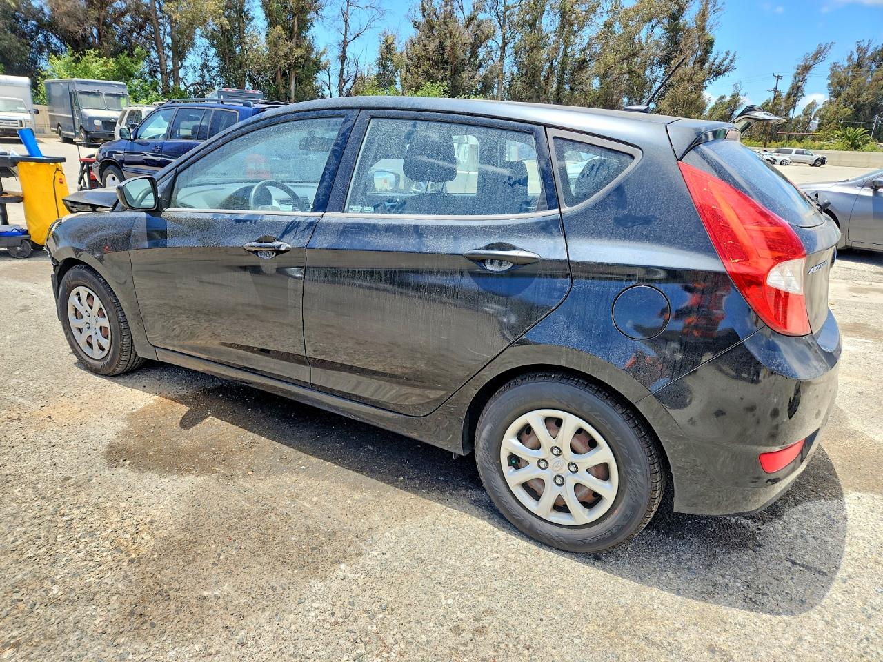 2012 Hyundai Accent Gs Black vin: KMHCT5AEXCU017540