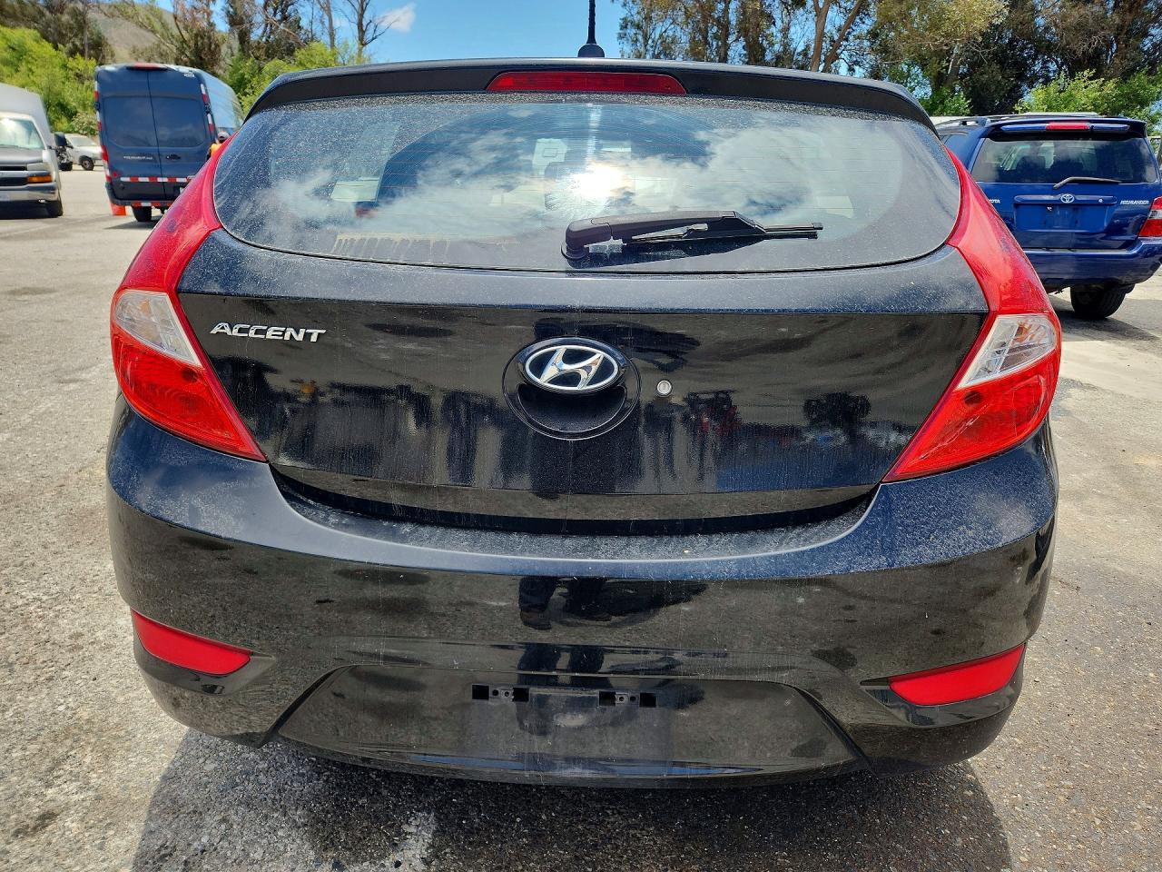 2012 Hyundai Accent Gs Black vin: KMHCT5AEXCU017540