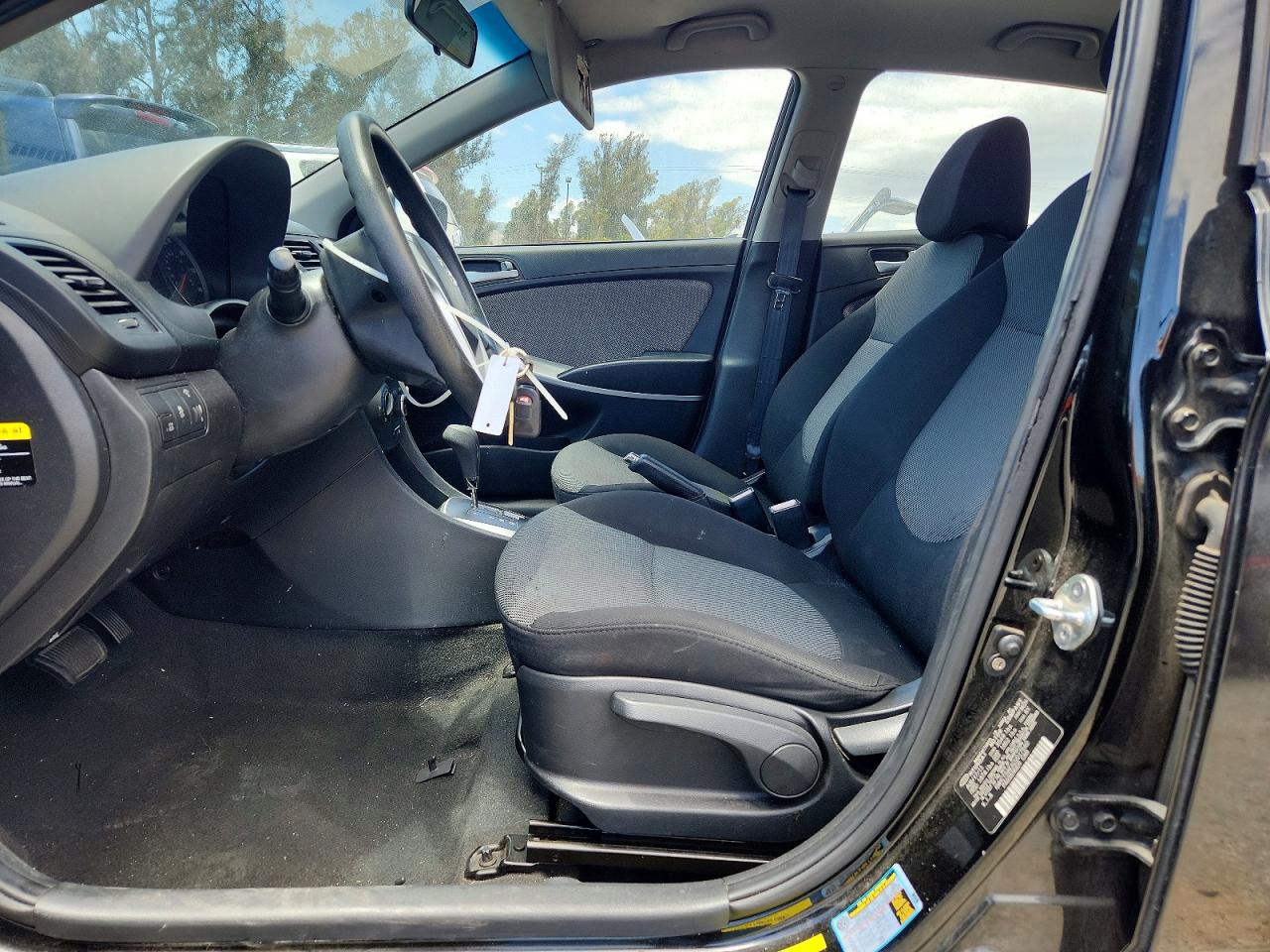 2012 Hyundai Accent Gs Black vin: KMHCT5AEXCU017540