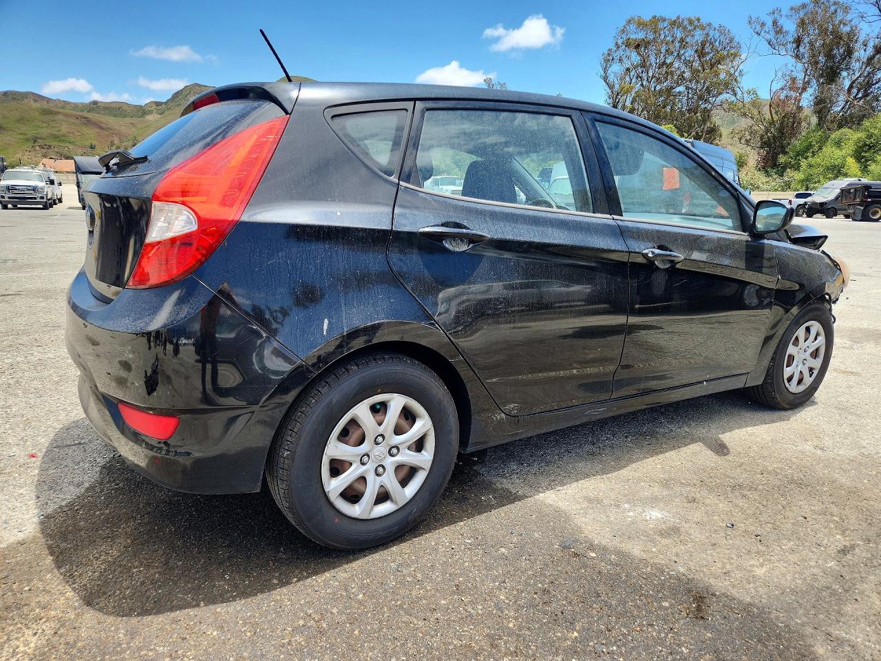 2012 Hyundai Accent Gs Black vin: KMHCT5AEXCU017540
