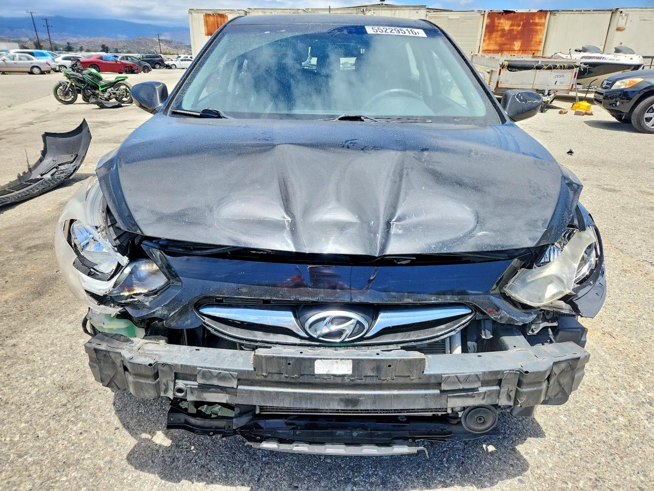 2012 Hyundai Accent Gs Black vin: KMHCT5AEXCU017540
